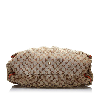 Gucci GG Canvas Abbey D-Ring Shoulder Bag (SHG-ztS7fP)