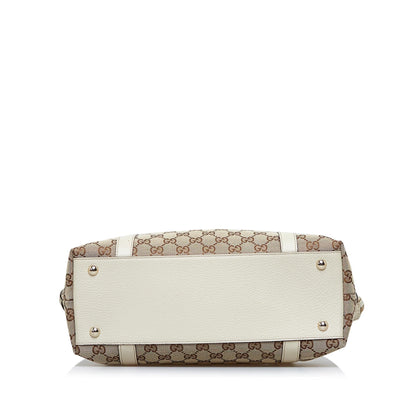 Gucci GG Canvas Abbey D-Ring Shoulder Bag (SHG-D37leV)