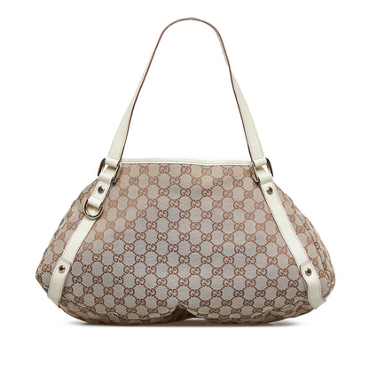 Gucci GG Canvas Abbey D-Ring Shoulder Bag (SHG-1hl2ZB)