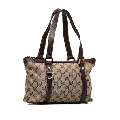 Gucci GG Canvas Abbey D-Ring Shoulder Bag (SHG-rkCvPr)