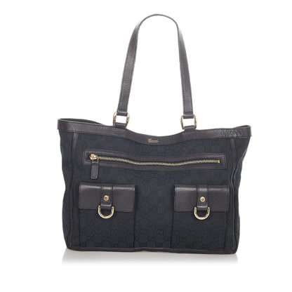 Gucci GG Canvas Abbey D Ring Tote Bag (SHG-23834)