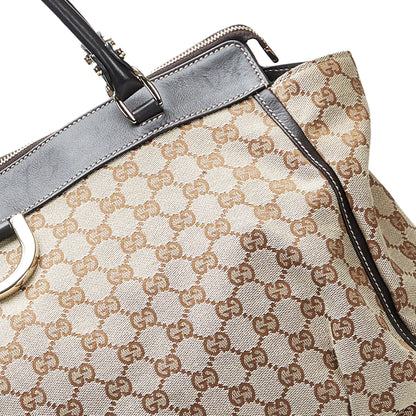 Gucci GG Canvas Abbey D-Ring Tote (SHG-yzfmkJ)