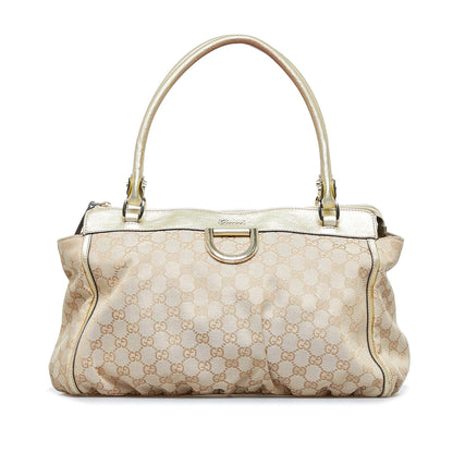 Gucci GG Canvas Abbey D-Ring Tote (SHG-6xvIP4)
