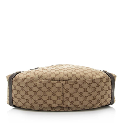 Gucci GG Canvas Abbey Medium Shoulder Bag (SHF-FVPq0K)