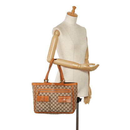 Gucci GG Canvas Abbey Pocket Tote (SHG-O540WB)