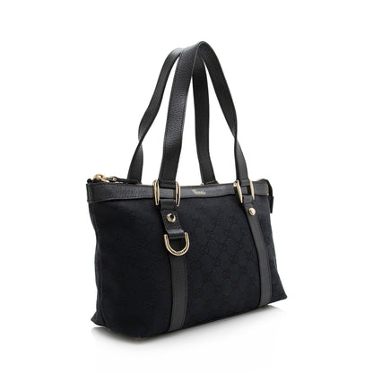 Gucci GG Canvas Abbey Small Tote (SHF-22292)