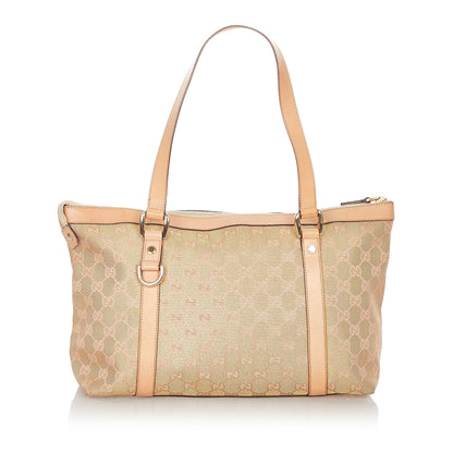 Gucci GG Canvas Abbey Tote Bag (SHG-lHBds8)