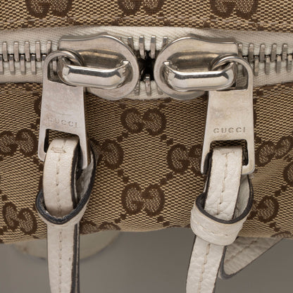 Gucci GG Canvas Bamboo Bar Large Tote (SHF-8uUHe9)