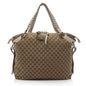 Gucci GG Canvas Bamboo Bar Large Tote (SHF-8uUHe9)