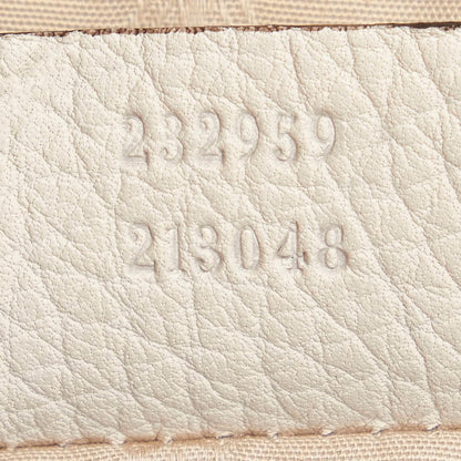 Gucci GG Canvas Bamboo Bar Tote Bag (SHG-31070)