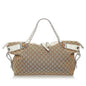Gucci GG Canvas Bamboo Bar Tote Bag (SHG-31070)