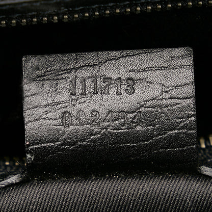 Gucci GG Canvas Bamboo Bullet Shoulder Bag (SHG-CXnDa1)