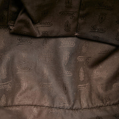 Gucci GG Canvas Bamboo Libeccio Tote Bag (SHG-28049)