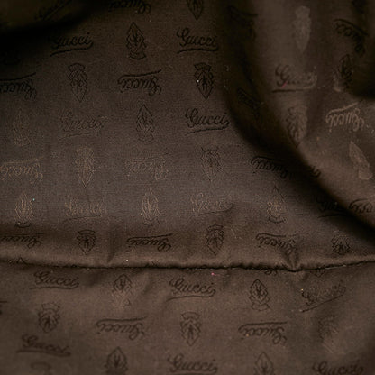 Gucci GG Canvas Bamboo Libeccio Tote Bag (SHG-28049)