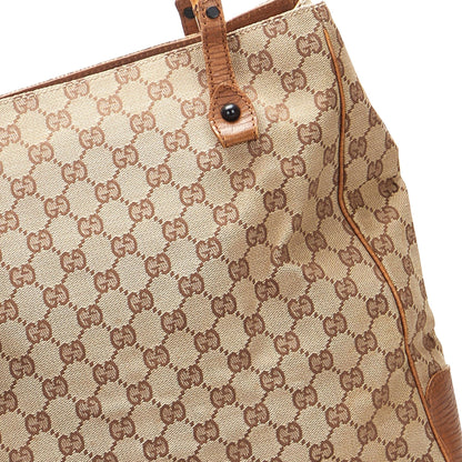Gucci GG Canvas Bamboo Tote (SHG-lDJCHu)