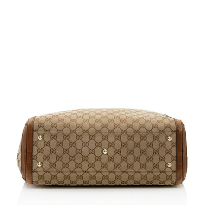 Gucci GG Canvas Bella Medium Tote (SHF-19775)