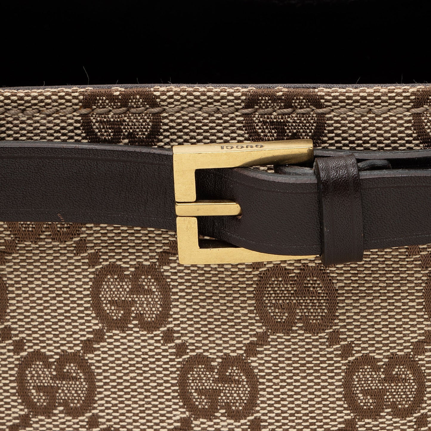 Gucci GG Canvas Belted Tote
