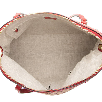 Gucci GG Canvas Bree Dome Shoulder Bag (SHF-20626)