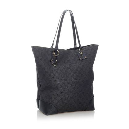 Gucci GG Canvas Charm Tote Bag (SHG-30733)