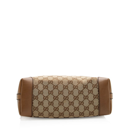 Gucci GG Canvas Craft Small Tote (SHF-21294)