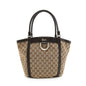 Gucci GG Canvas D Ring Medium Tote (SHF-22442)