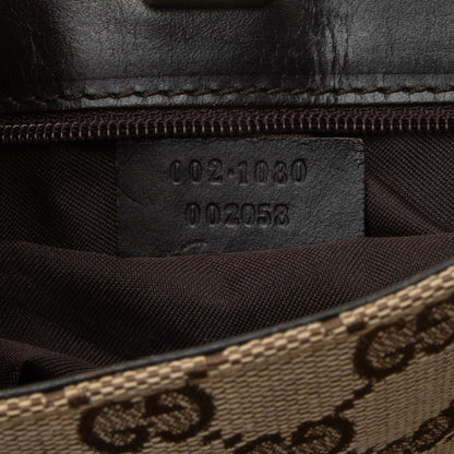 Gucci GG Canvas Double Pocket Tote (SHF-23270)