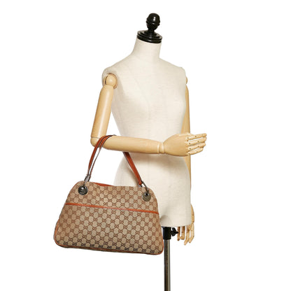 Gucci GG Canvas Eclipse Shoulder Bag (SHG-32808)