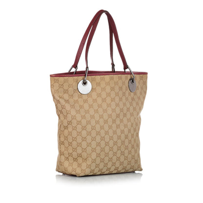 Gucci GG Canvas Eclipse Tote Bag (SHG-32163)