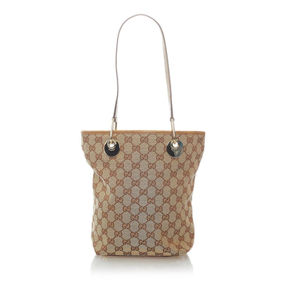 Gucci GG Canvas Eclipse Tote Bag (SHG-32291)
