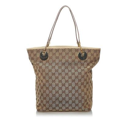 Gucci GG Canvas Eclipse Tote Bag (SHG-33763)