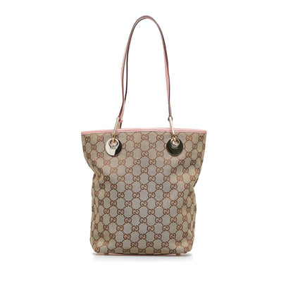 Gucci GG Canvas Eclipse Tote (SHG-0u46Wb)