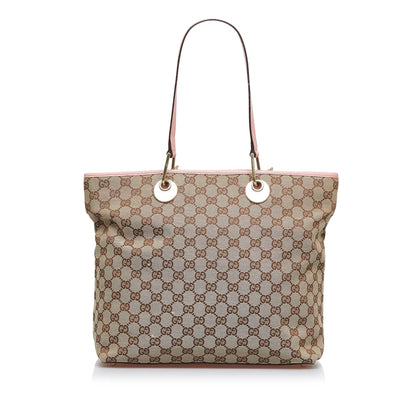 Gucci GG Canvas Eclipse Tote (SHG-iAOPL8)