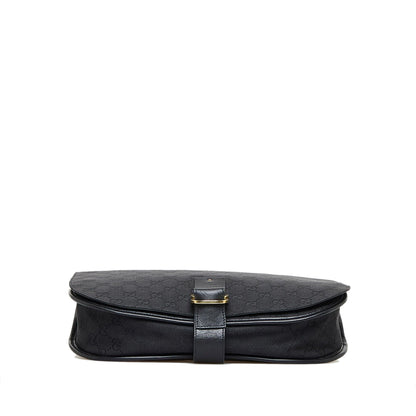 Gucci GG Canvas Flap Shoulder Bag (SHG-tltDgF)