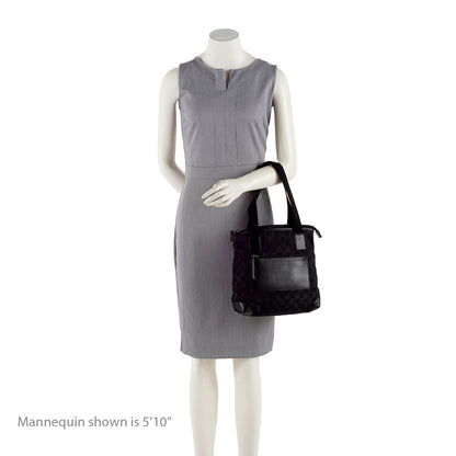 Gucci GG Canvas Front Pocket Small Tote (SHF-15969)