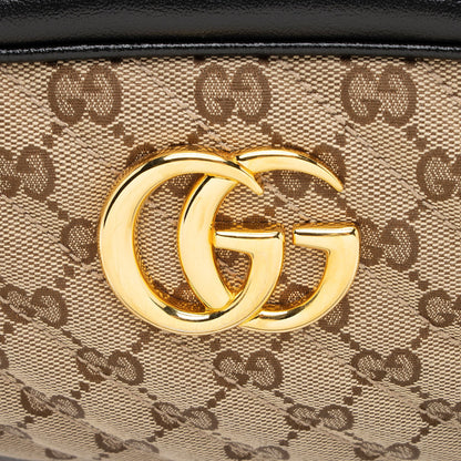 Gucci GG Canvas GG Marmont Small Shoulder Bag (SHF-vFaifH)