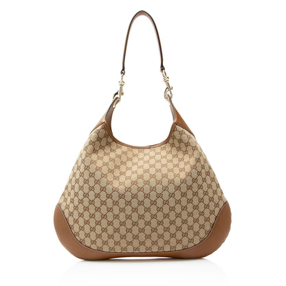 Gucci GG Canvas B Large Shoulder Bag
