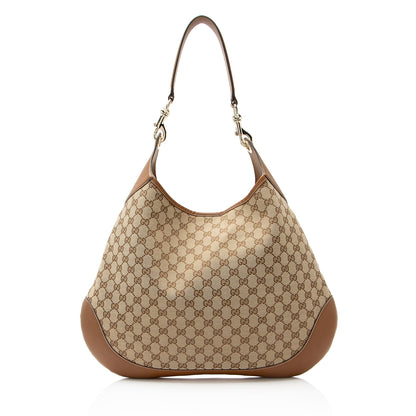Gucci GG Canvas B Large Shoulder Bag