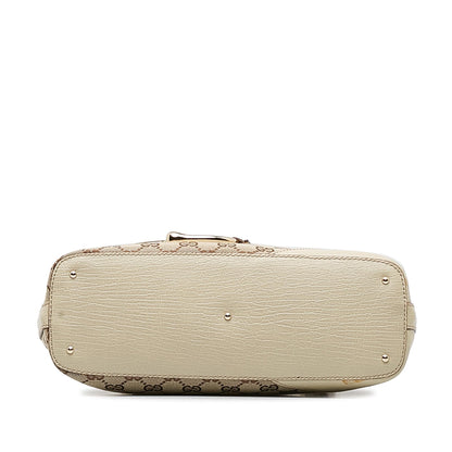Gucci GG Canvas Hasler Web Shoulder Bag (SHG-gXgbJg)