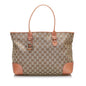 Gucci GG Canvas Heart Bit Tote (SHG-3fnCTw)