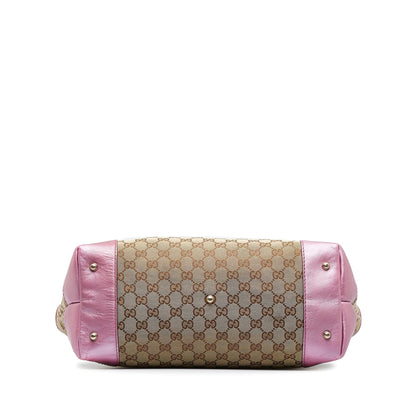 Gucci GG Canvas Heart Bit Tote (SHG-8tNWwL)