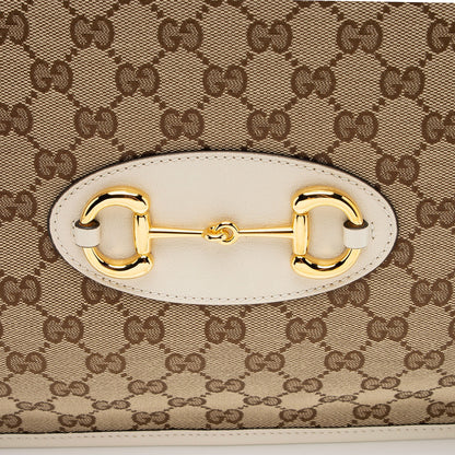 Gucci GG Canvas Horsebit 1955 Chain Medium Tote