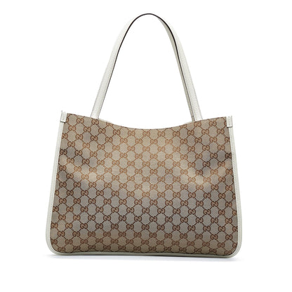 Gucci GG Canvas Horsebit 1955 Tote Bag (SHG-vcIr3M)