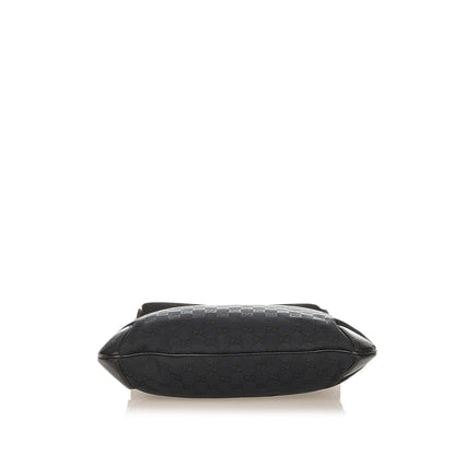 Gucci GG Canvas Horsebit Creole Shoulder Bag (SHG-32128)