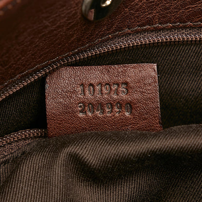 Gucci GG Canvas Horsebit Shoulder Bag (SHG-29071)