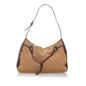 Gucci GG Canvas Horsebit Shoulder Bag (SHG-33270)