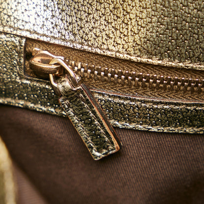 Gucci GG Canvas Horsebit Shoulder Bag (SHG-35618)