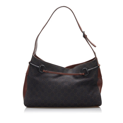Gucci GG Canvas Horsebit Shoulder Bag (SHG-JXZoIh)