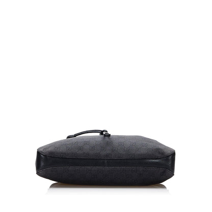 Gucci GG Canvas Horsebit Shoulder Bag (SHG-3xYnnv)