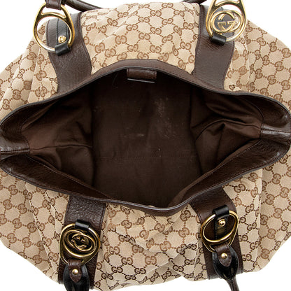 Gucci GG Canvas Interlocking Medium Tote - FINAL SALE (SHF-19043)