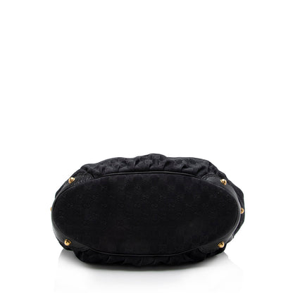 Gucci GG Canvas Jockey Medium Tote (SHF-17167)